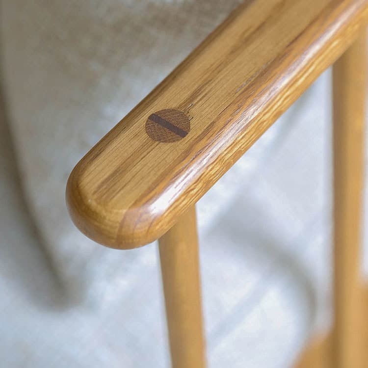 フーバ3人掛けソファ両肘木脚