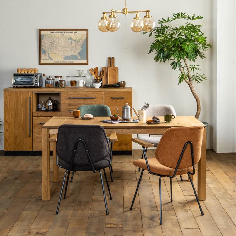 アボックダイニングチェア肘付