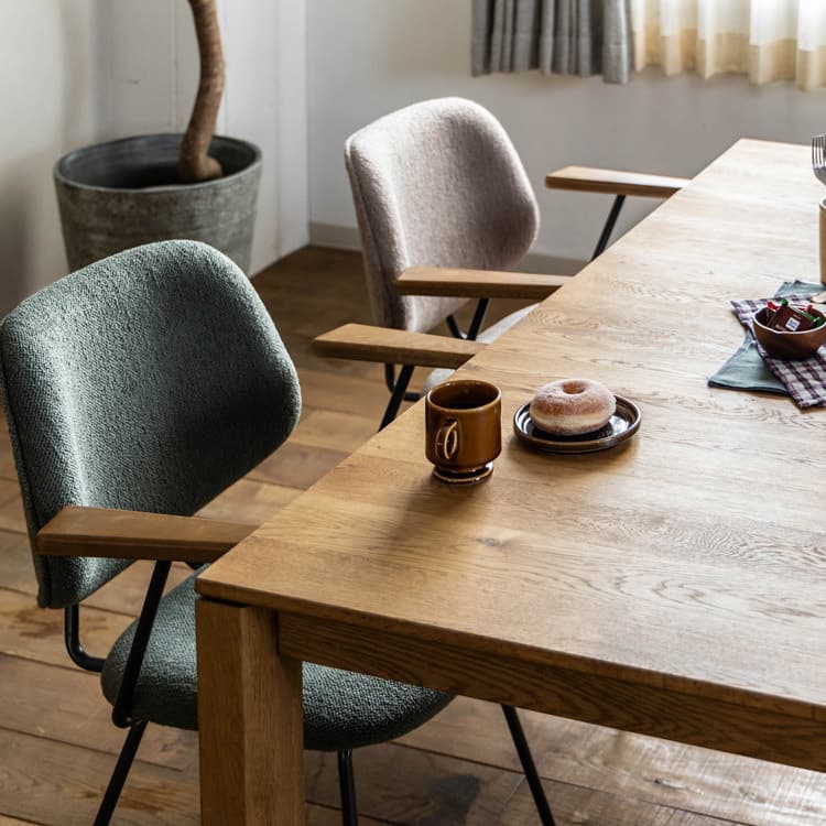 アボックダイニングチェア肘付